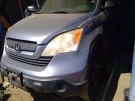 2008  HONDA CR-V, BLUE, LX, 2.4L, FWD.   A25156